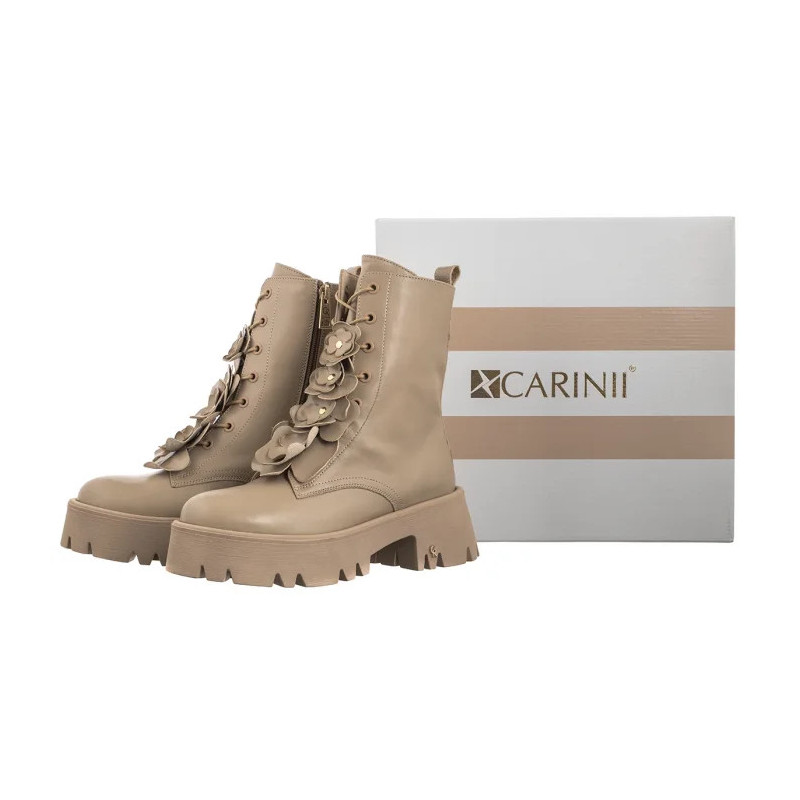 Carinii Beżowe B10027-S46-000-000-E55 (CI792-a) kurpes