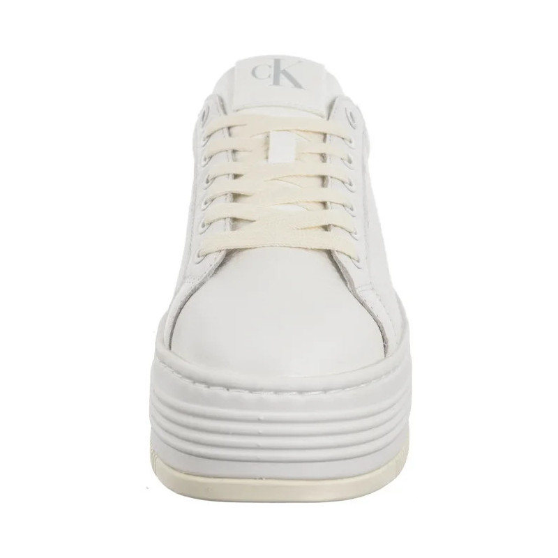 Calvin Klein Bold Flatf Low Mix Ohb Bright White/Creamy White/Silver YW0YW01632 0LC (CK602-a) kingad