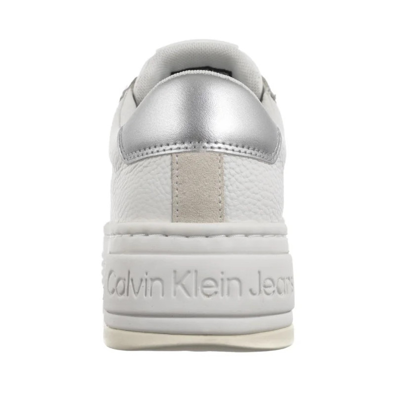 Calvin Klein Bold Flatf Low Mix Ohb Bright White/Creamy White/Silver YW0YW01632 0LC (CK602-a) kurpes