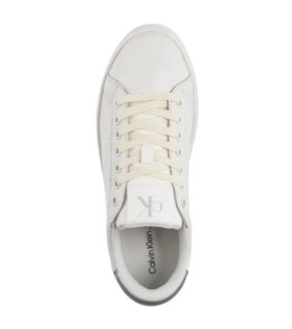 Calvin Klein Bold Flatf Low Mix Ohb Bright White/Creamy White/Silver YW0YW01632 0LC (CK602-a) kurpes