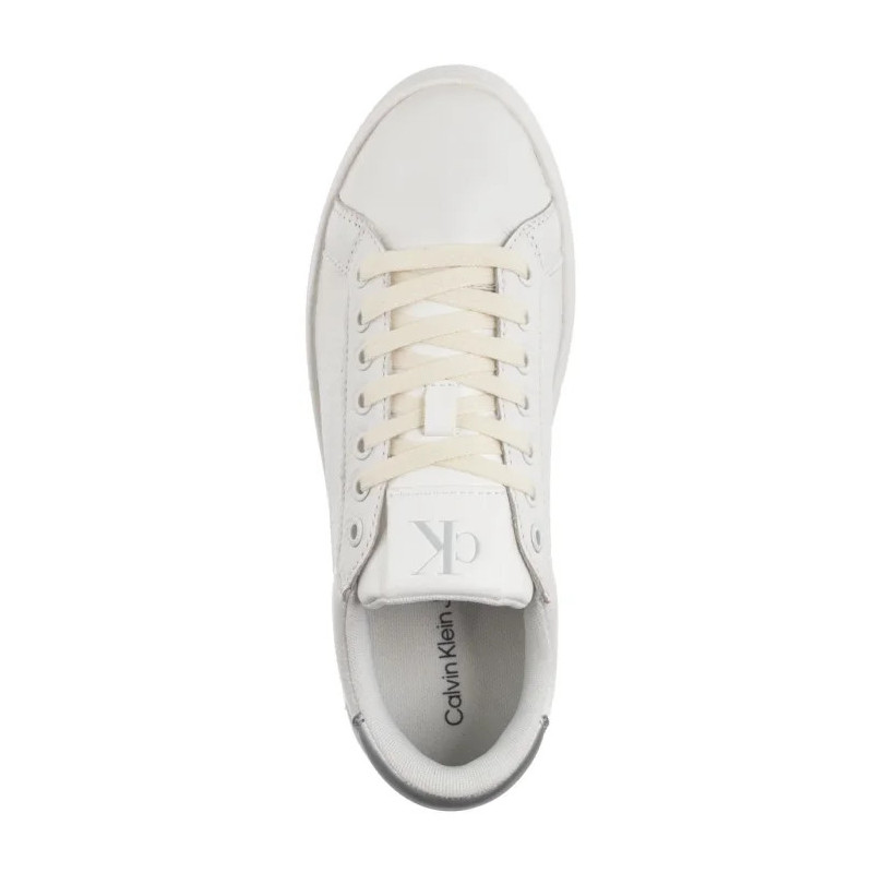 Calvin Klein Bold Flatf Low Mix Ohb Bright White/Creamy White/Silver YW0YW01632 0LC (CK602-a) kurpes
