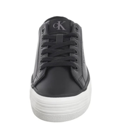 Calvin Klein Bold Vulc Flatf Low Lth In Black/Bright White YW0YW01633 0GM (CK604-b) kurpes