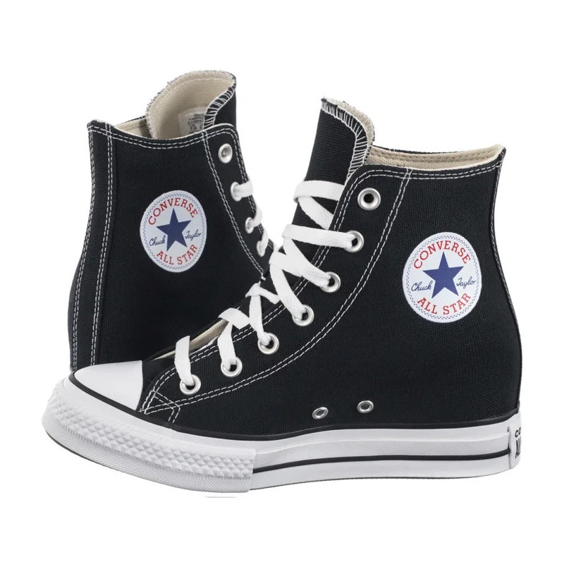 Converse CTAS Wedge Hi Black/Red/Navy A11909C (CO729-a) batai