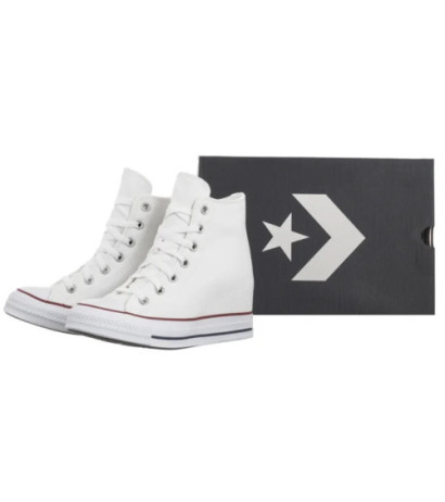 Converse CTAS Wedge Hi White/Red/Navy A11908C (CO729-b) kurpes