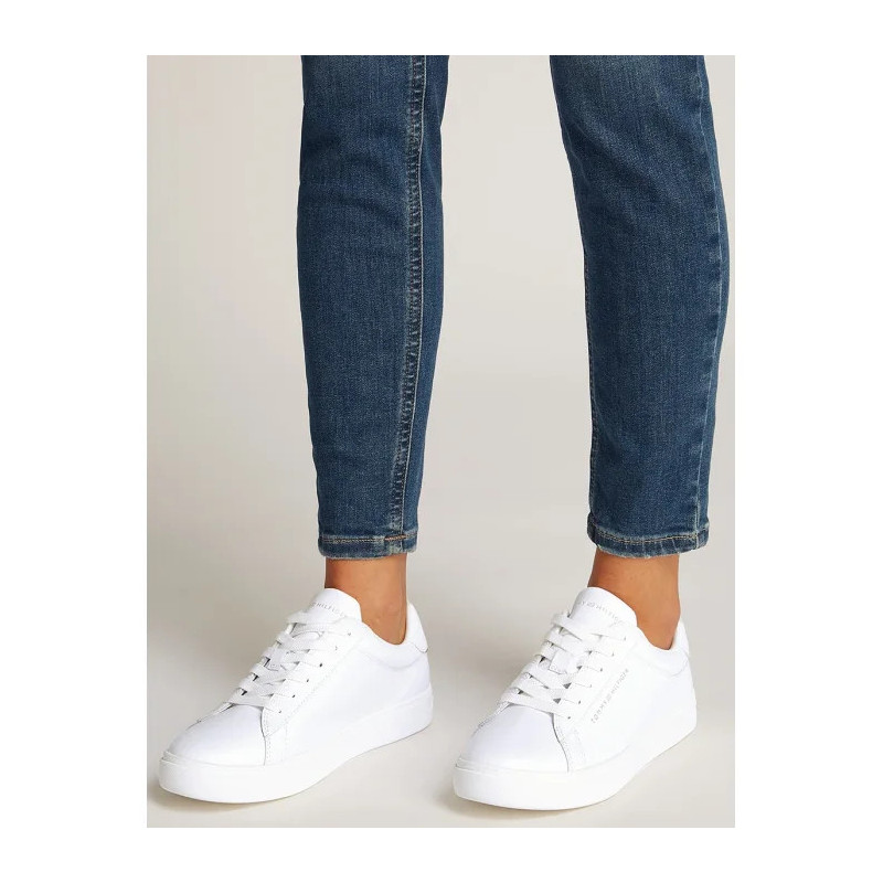 Tommy Hilfiger Essential Court Sneaker White FW0FW08320 YBS (TH1227-a) kurpes