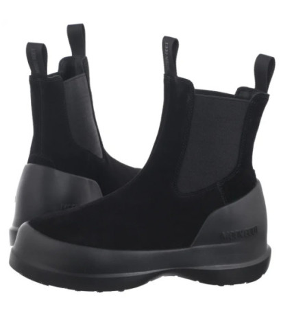 Moon Boot MB Luna Chelsea Suede Black 2480050 N001 (MB71-a) kurpes