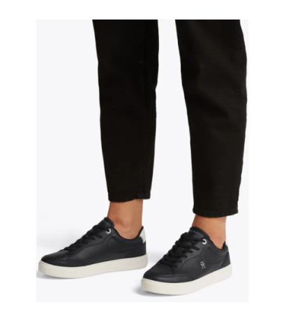 Tommy Hilfiger Essential Chic Court Sneaker Black FW0FW08322 BDS (TH1250-a) kurpes