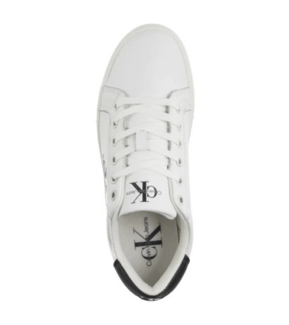 Calvin Klein Classic Cupsole Laceup Bright White/Black YW0YW01269 YBR (CK608-a) kingad
