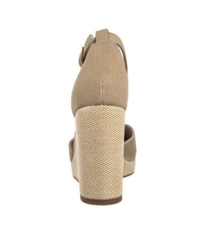 Tommy Hilfiger Flag High Wedge Espad Closed Toe Horeradish FW0FW08494 ACC (TH1261-a) shoes