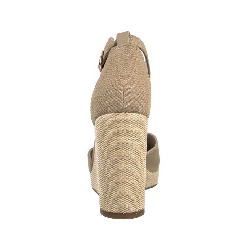 Tommy Hilfiger Flag High Wedge Espad Closed Toe Horeradish FW0FW08494 ACC (TH1261-a) shoes