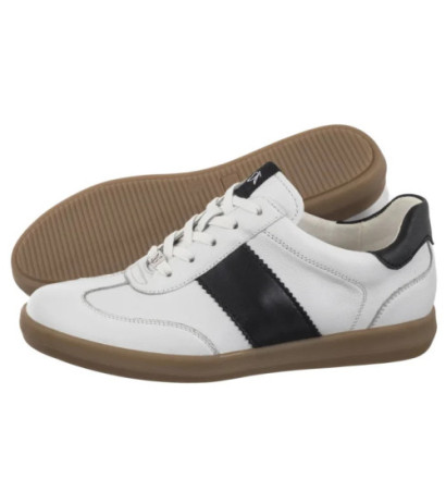 Caprice Białe 9-23705-44 109 White/Black (CP429-a) shoes