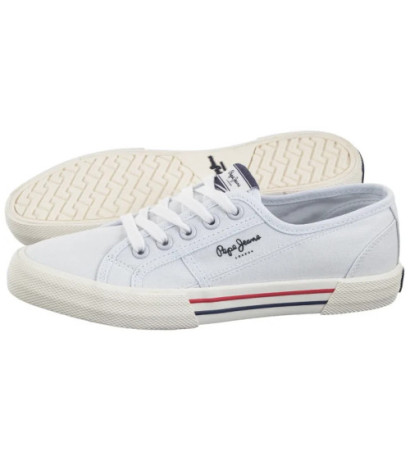 Pepe Jeans Brady Basic W White PLS31287 800 (PE9-b) sportiniai bateliai
