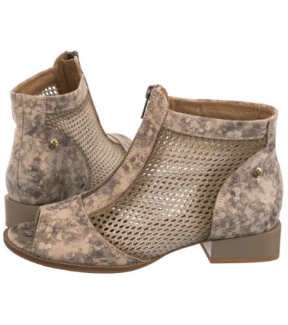 Maciejka Beżowo-Złote 06413-43/00-1 (MA1299-a) shoes