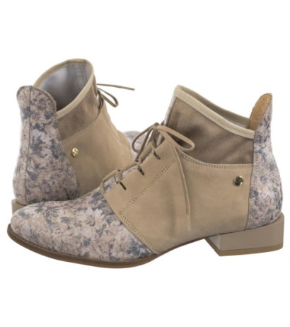 Maciejka Beż Kwiatki 04744-53/00-5 (MA1301-b) kurpes