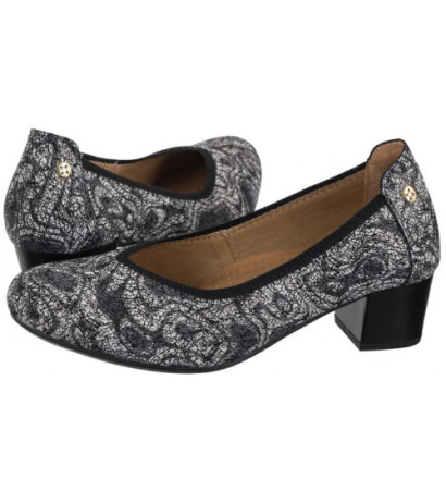 Maciejka Czarno-Beżowe 04802-44/00-1 (MA1304-a) shoes