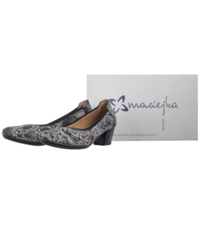 Maciejka Czarno-Beżowe 04802-44/00-1 (MA1304-a) shoes