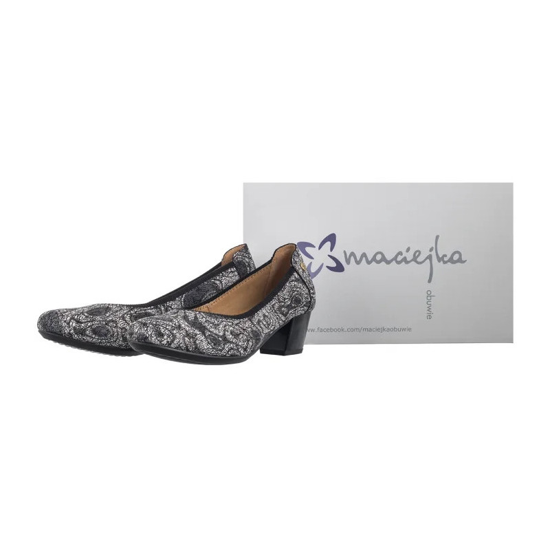 Maciejka Czarno-Beżowe 04802-44/00-1 (MA1304-a) kurpes