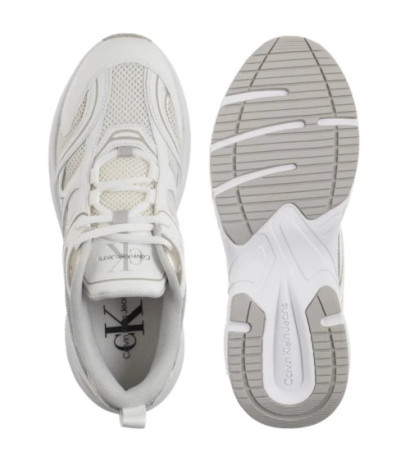 Calvin Klein Retro Tennis Mesh Ml Bright White/Silver YW0YW01807 0LI (CK610-b) sporta apavi