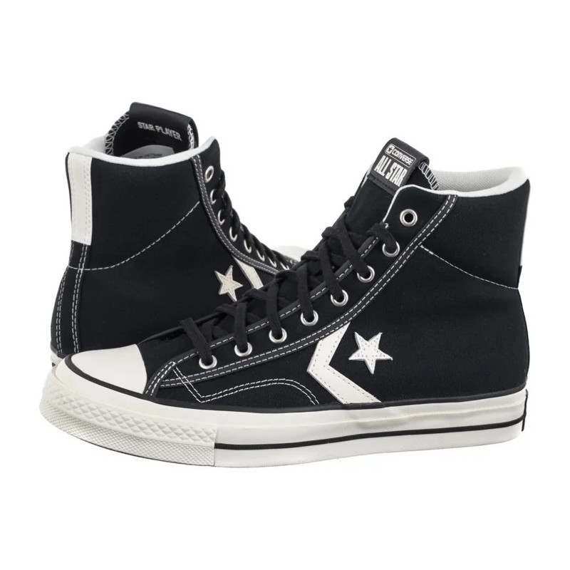 Converse Star Player 76 Hi Black/Vintage White A10516C (CO742-a) sports Shoes