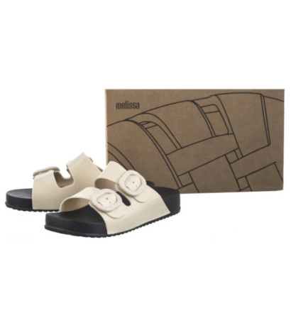 Melissa Cozy Slide AD 33913/BG167 Black/Beige  (ML328-a) Sieviešu apavi/Flip Flops