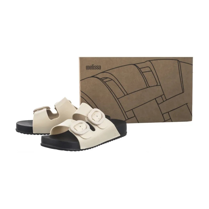 Melissa Cozy Slide AD 33913/BG167 Black/Beige  (ML328-a) Sieviešu apavi/Flip Flops
