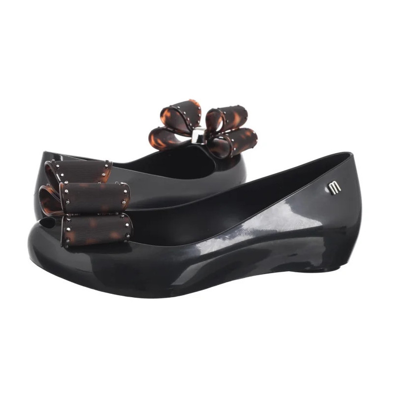 Melissa Ultragirl Classic Bow 35965/BC917 Black/Tortoiseshell  (ML330-a) balerīnas