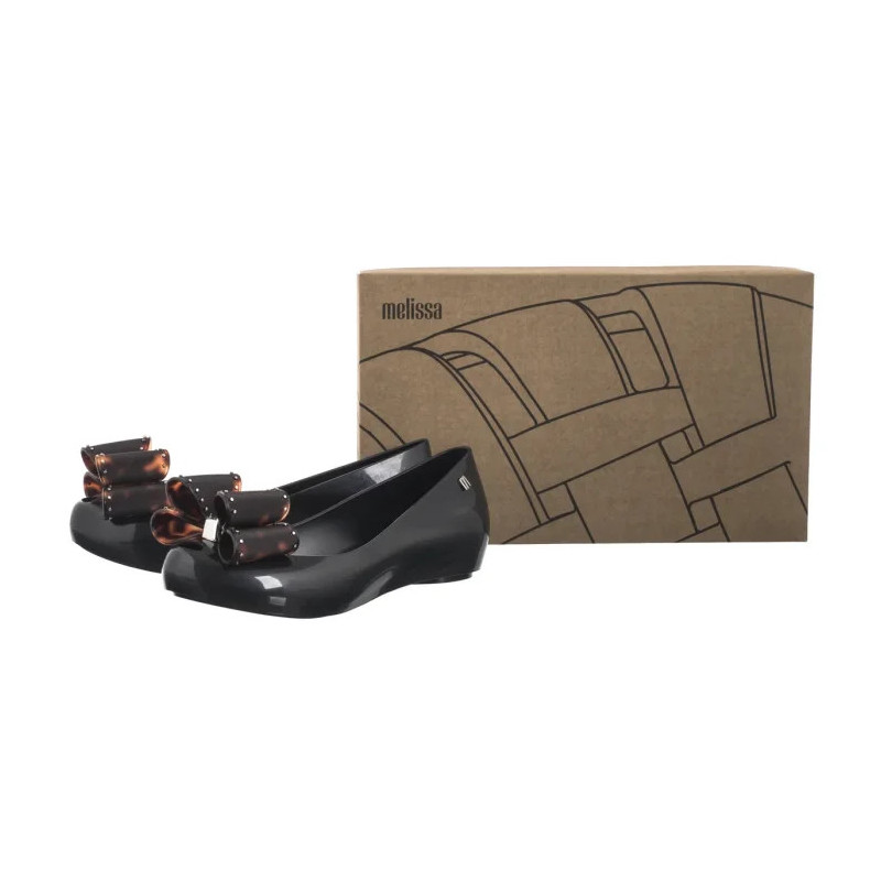Melissa Ultragirl Classic Bow 35965/BC917 Black/Tortoiseshell  (ML330-a) balerīnas