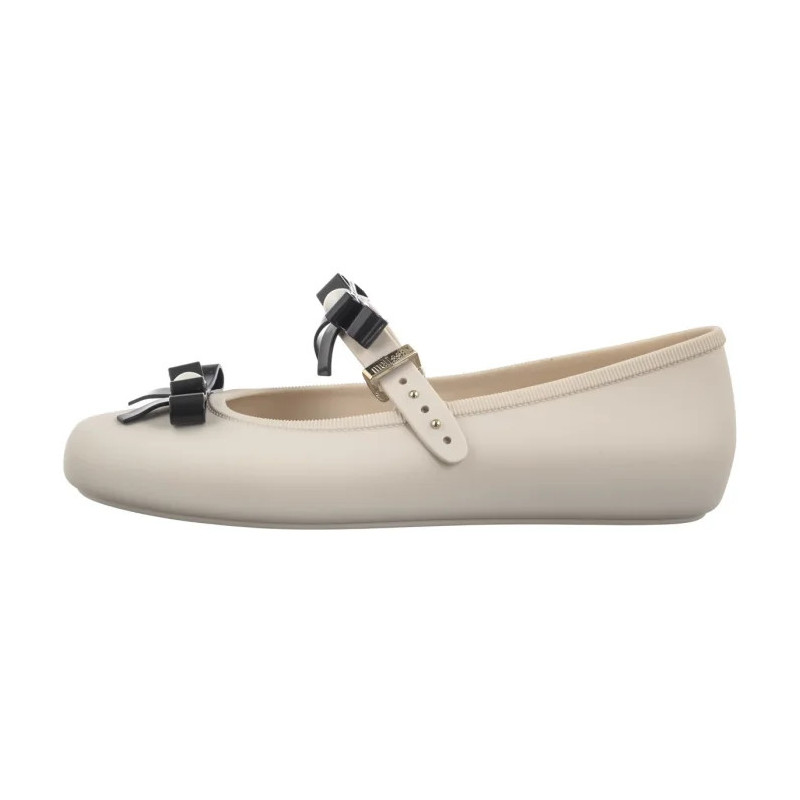 Melissa Soft Ballerina Bow AD 35971/BE620 Beige/Black (ML339-a) balerīnas