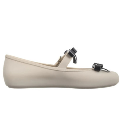 Melissa Soft Ballerina Bow AD 35971/BE620 Beige/Black (ML339-a) balerīnas