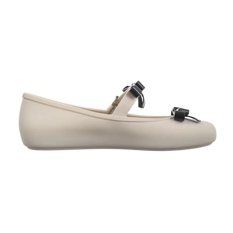 Melissa Soft Ballerina Bow AD 35971/BE620 Beige/Black (ML339-a) balerīnas
