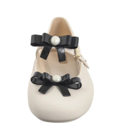 Melissa Soft Ballerina Bow AD 35971/BE620 Beige/Black (ML339-a) baleriinid