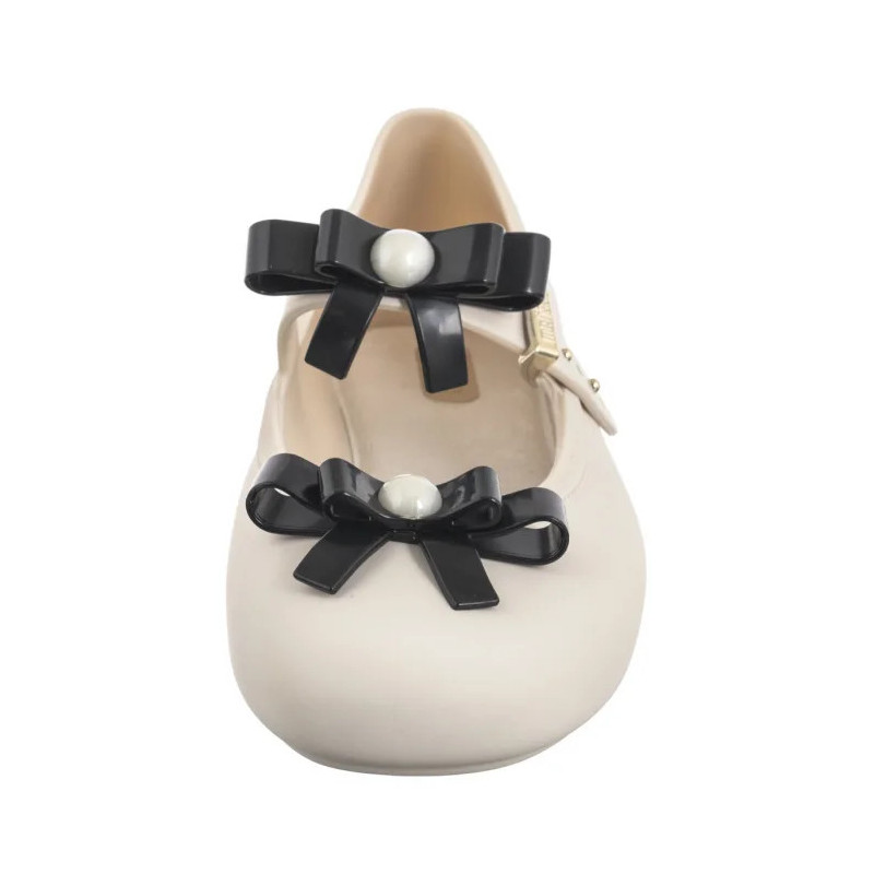 Melissa Soft Ballerina Bow AD 35971/BE620 Beige/Black (ML339-a) balerīnas