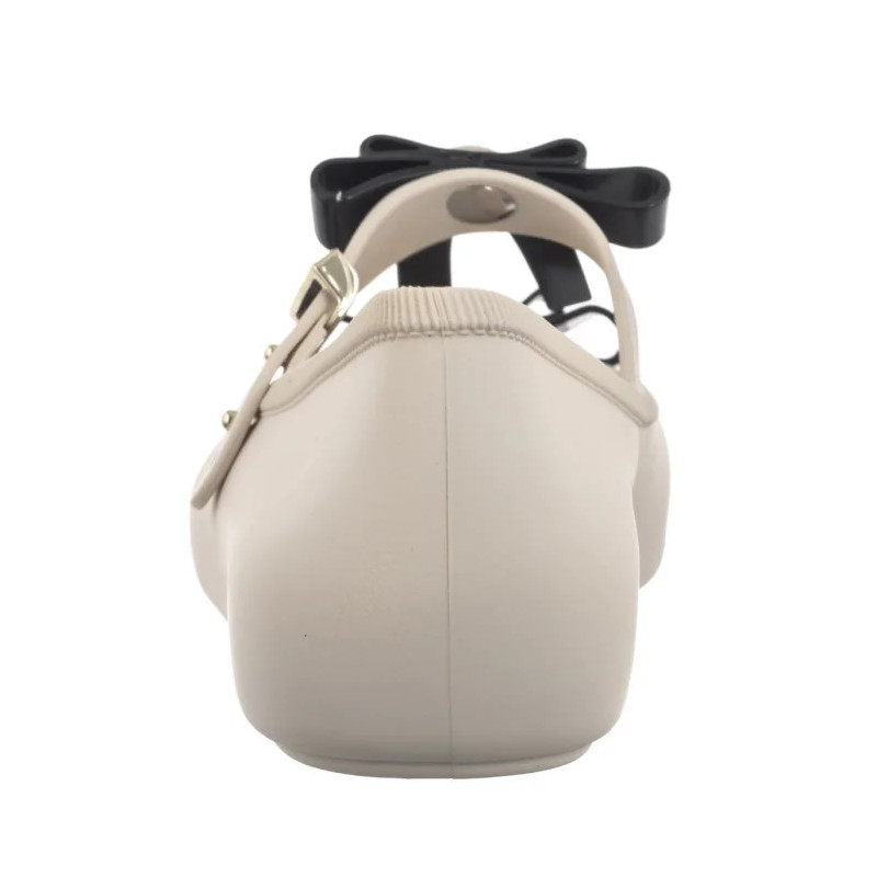Melissa Soft Ballerina Bow AD 35971/BE620 Beige/Black (ML339-a) baleriinid