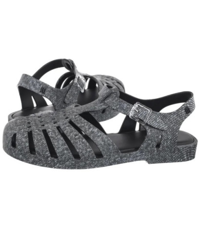 Melissa Possession Print Denim 36133/BG672 Black Jeans (ML340-a) sandalai