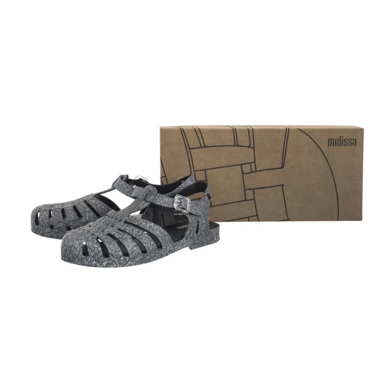 Melissa Possession Print Denim 36133/BG672 Black Jeans (ML340-a) sandals