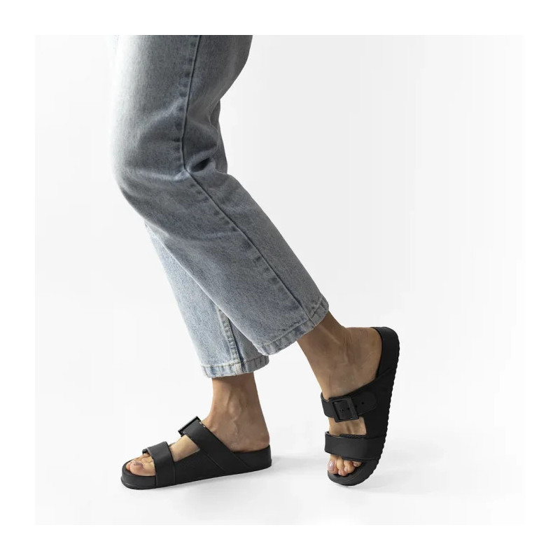 Melissa Cozy Connection Slide 35832/AZ933 Black (ML342-b) Moteriški batai/šlepetės