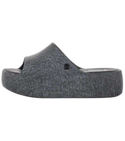 Melissa Free Platform Slide Denim AD 36149/BG691 Black Jeans (ML345-a) kurpes