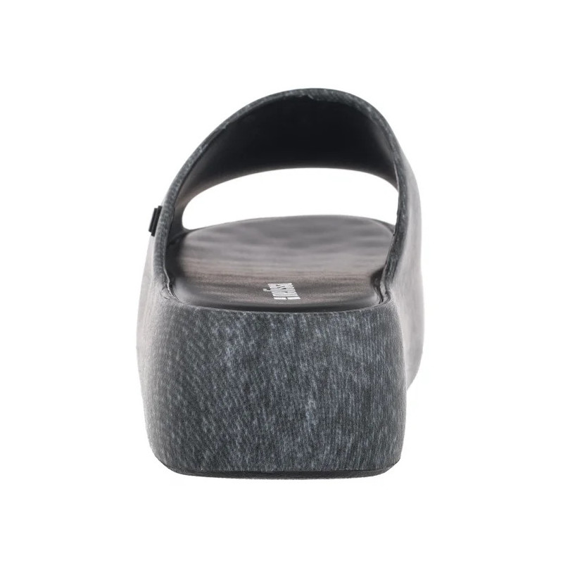 Melissa Free Platform Slide Denim AD 36149/BG691 Black Jeans (ML345-a) kurpes