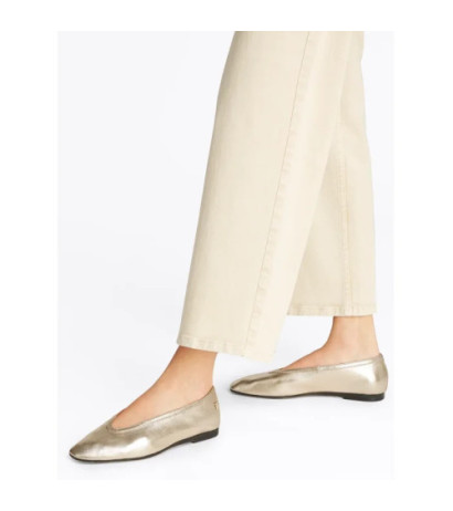 Tommy Hilfiger Soft Metal Lthr Ballerina No Bow Gold FW0FW08601 0HS (TH1278-a) baleriinid