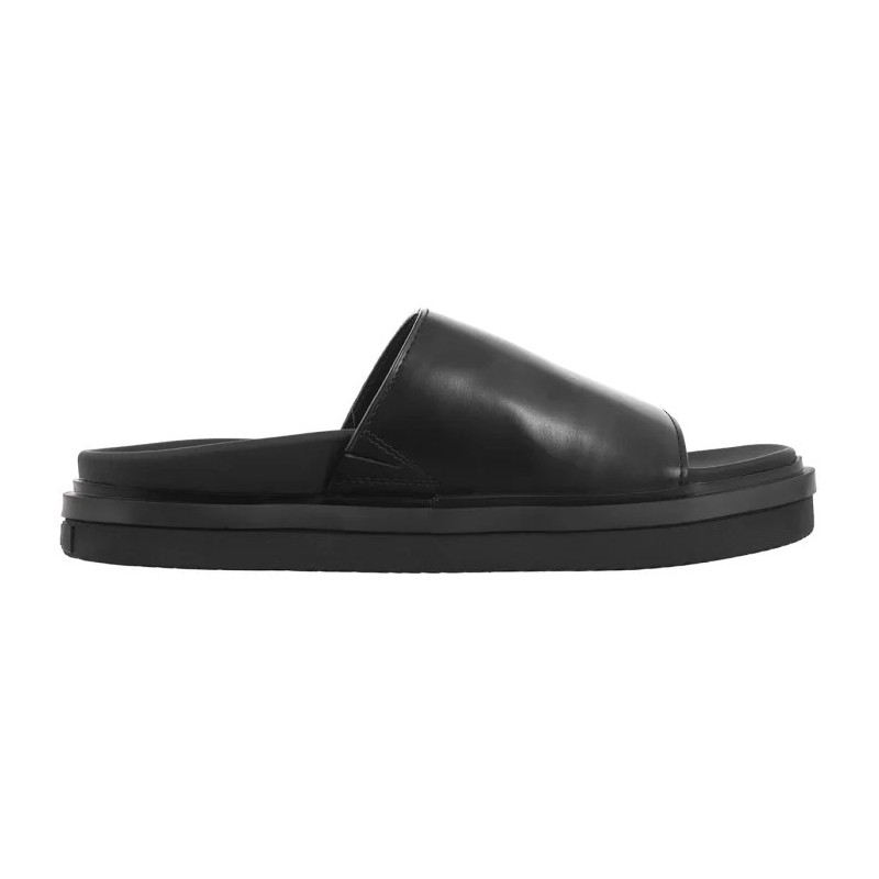 Calvin Klein Flat Molded Sandal Slide Triple Black YW0YW01710 0GJ (CK628-a) Moteriški batai/šlepetės