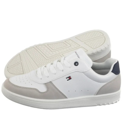 Tommy Hilfiger Low Cut Lace-Up Sneaker Grey/White/Blue T3X9-33849-1269B041 (TH1286-a) sporta apavi