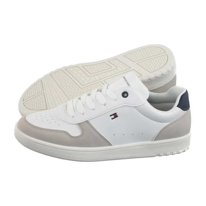 Tommy Hilfiger Low Cut Lace-Up Sneaker Grey/White/Blue T3X9-33849-1269B041 (TH1286-a) sporta apavi