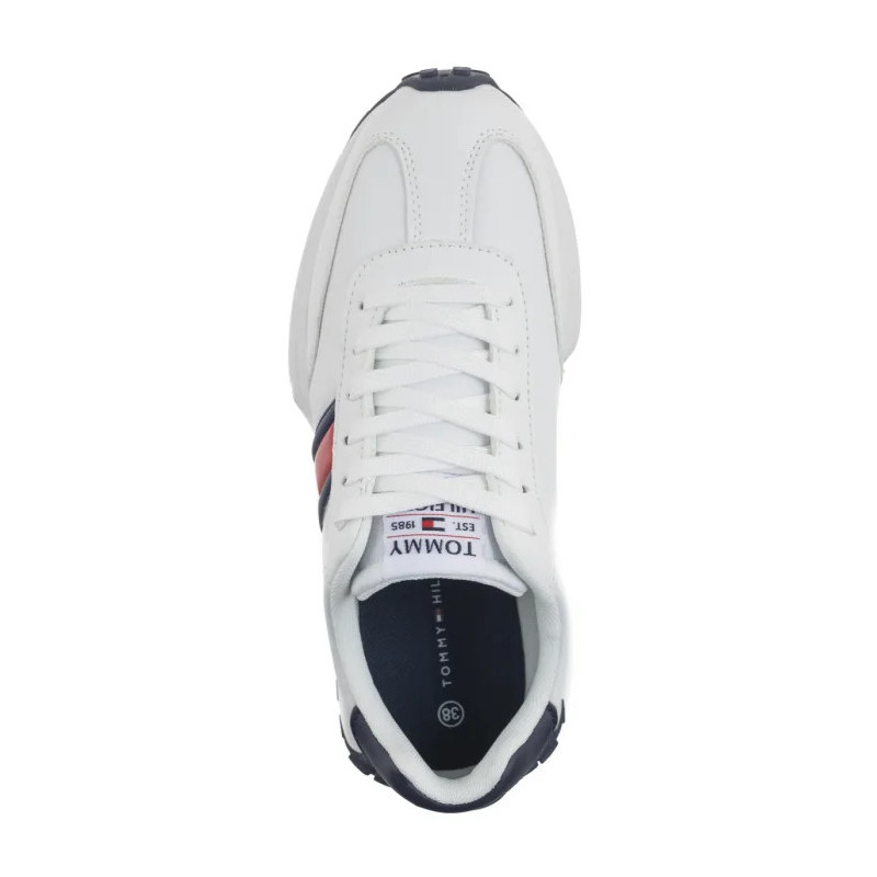 Tommy Hilfiger Flag Low Cut Lace-Up Sneaker White/Blue T3X9-33877-1695X336 (TH1287-a) spordijalatsid