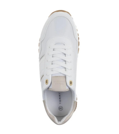 Tommy Hilfiger Low Cut Lace-Up Sneaker White/Beige T3A9-33758-1695X223 (TH1288-a) sports Shoes
