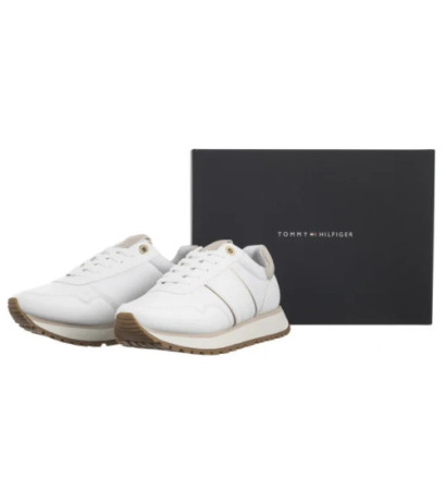 Tommy Hilfiger Low Cut Lace-Up Sneaker White/Beige T3A9-33758-1695X223 (TH1288-a) spordijalatsid