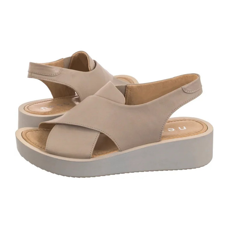 Nessi Beżowe 20730/1 122 (NE433-a) kurpes