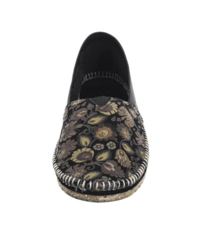 Maciejka Czarne + Kwiaty Brąz T1929-71/00-0 (MA1308-c) kingad