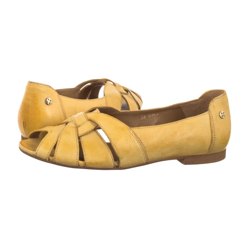 Maciejka Żółte 06908-07/00-1 (MA1309-c) ballerinas