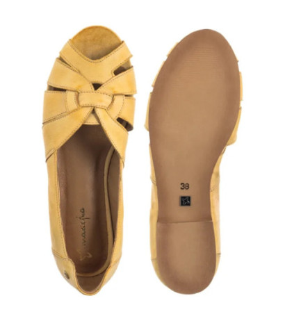 Maciejka Żółte 06908-07/00-1 (MA1309-c) balerīnas