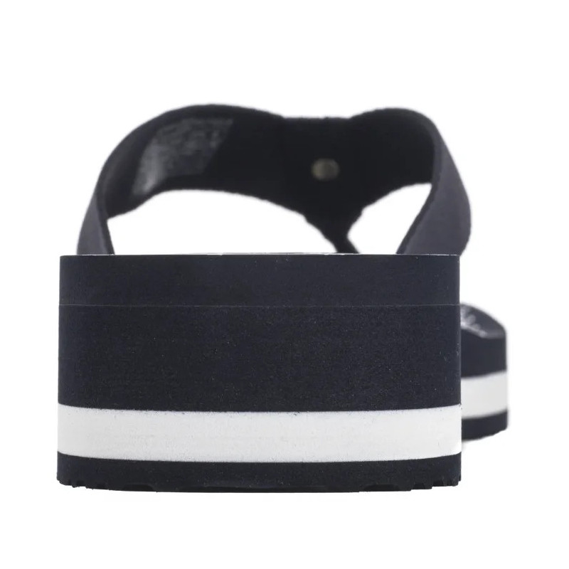 Tommy Hilfiger Im TH Chainprint Midwedge Sandal Space Blue FW0FW08527 DW6 (TH1294-a) kingad